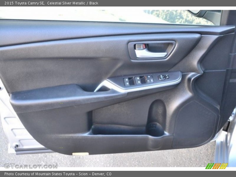 Celestial Silver Metallic / Black 2015 Toyota Camry SE
