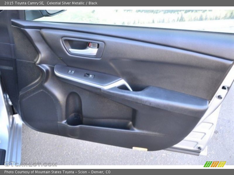 Celestial Silver Metallic / Black 2015 Toyota Camry SE