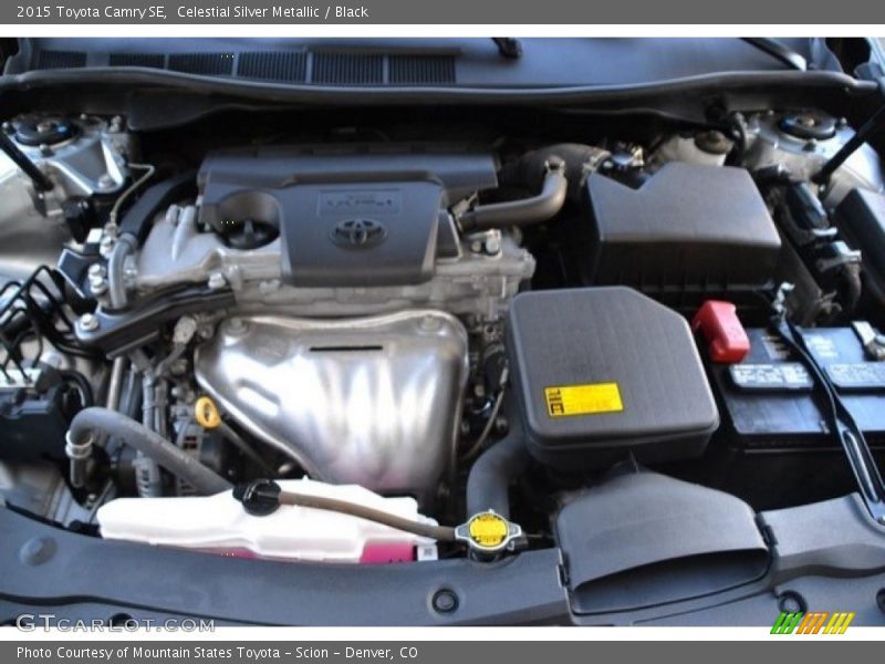 Celestial Silver Metallic / Black 2015 Toyota Camry SE