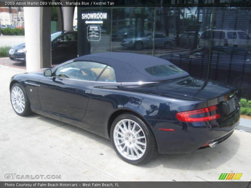Mariana Blue / Kestrel Tan 2009 Aston Martin DB9 Volante