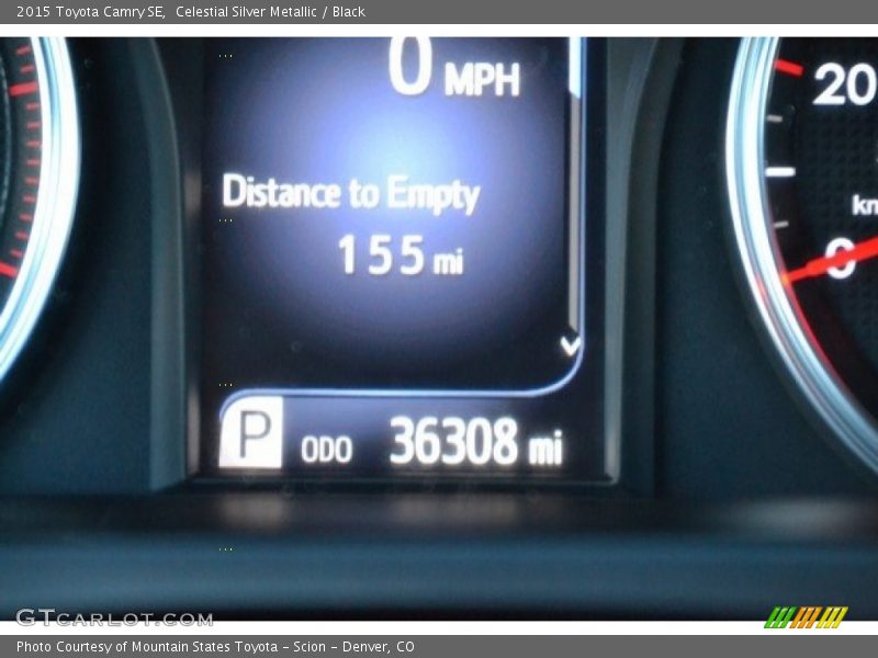 Celestial Silver Metallic / Black 2015 Toyota Camry SE