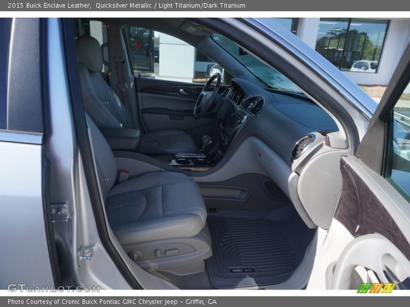Quicksilver Metallic / Light Titanium/Dark Titanium 2015 Buick Enclave Leather