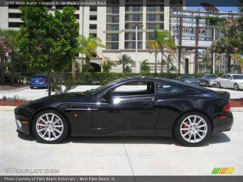 Jet Black / Obsidian Black 2006 Aston Martin Vanquish S