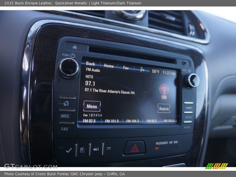 Quicksilver Metallic / Light Titanium/Dark Titanium 2015 Buick Enclave Leather