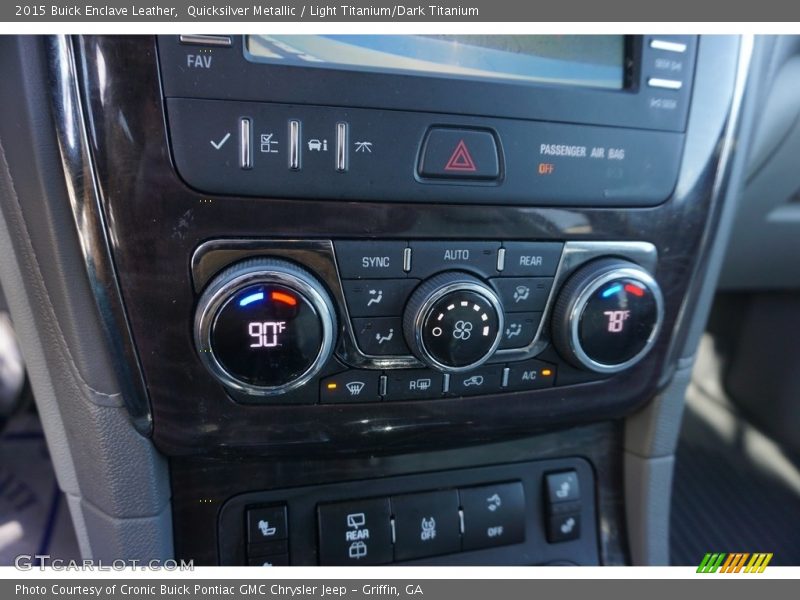 Quicksilver Metallic / Light Titanium/Dark Titanium 2015 Buick Enclave Leather