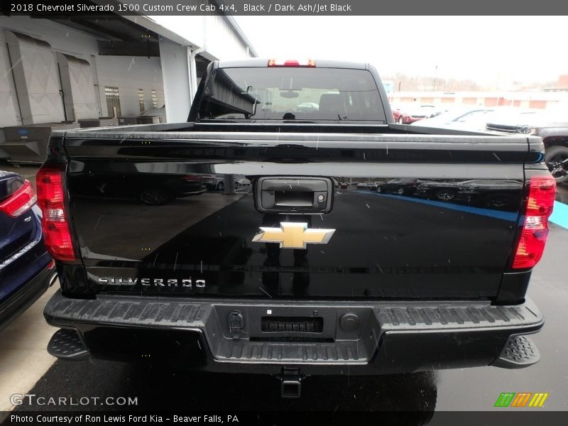 Black / Dark Ash/Jet Black 2018 Chevrolet Silverado 1500 Custom Crew Cab 4x4