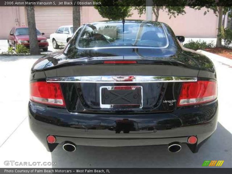 Jet Black / Obsidian Black 2006 Aston Martin Vanquish S