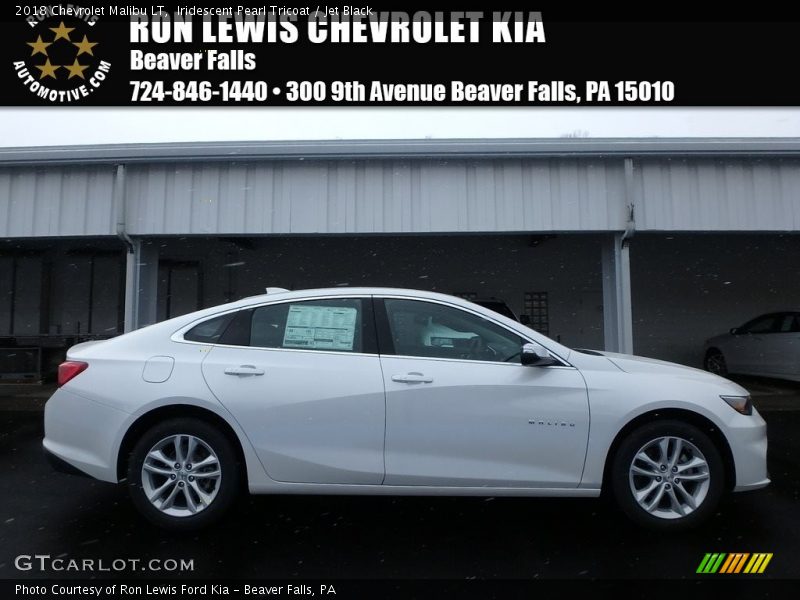 Iridescent Pearl Tricoat / Jet Black 2018 Chevrolet Malibu LT
