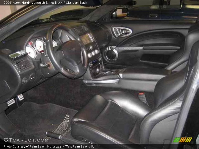 Jet Black / Obsidian Black 2006 Aston Martin Vanquish S