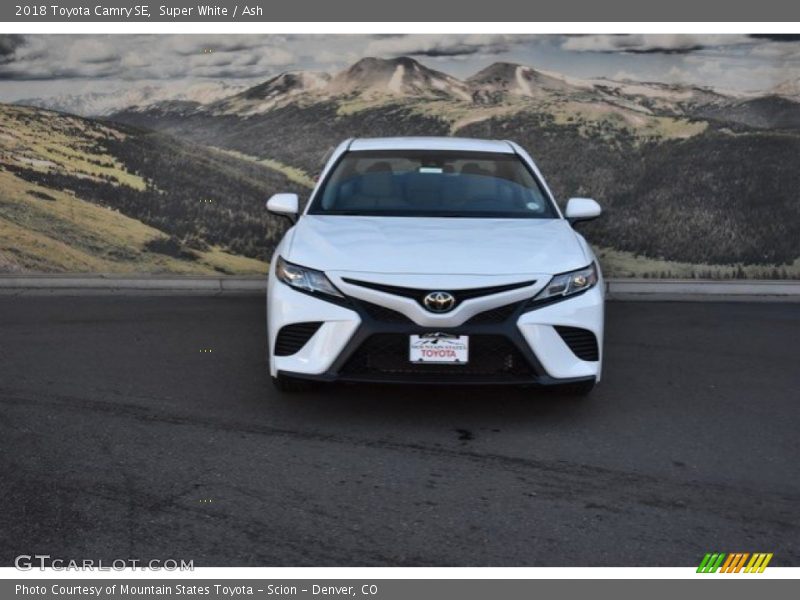 Super White / Ash 2018 Toyota Camry SE