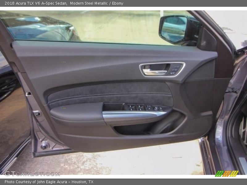 Modern Steel Metallic / Ebony 2018 Acura TLX V6 A-Spec Sedan