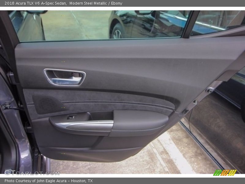Modern Steel Metallic / Ebony 2018 Acura TLX V6 A-Spec Sedan