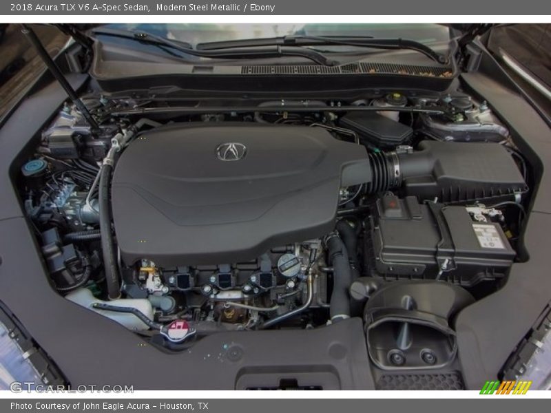 Modern Steel Metallic / Ebony 2018 Acura TLX V6 A-Spec Sedan