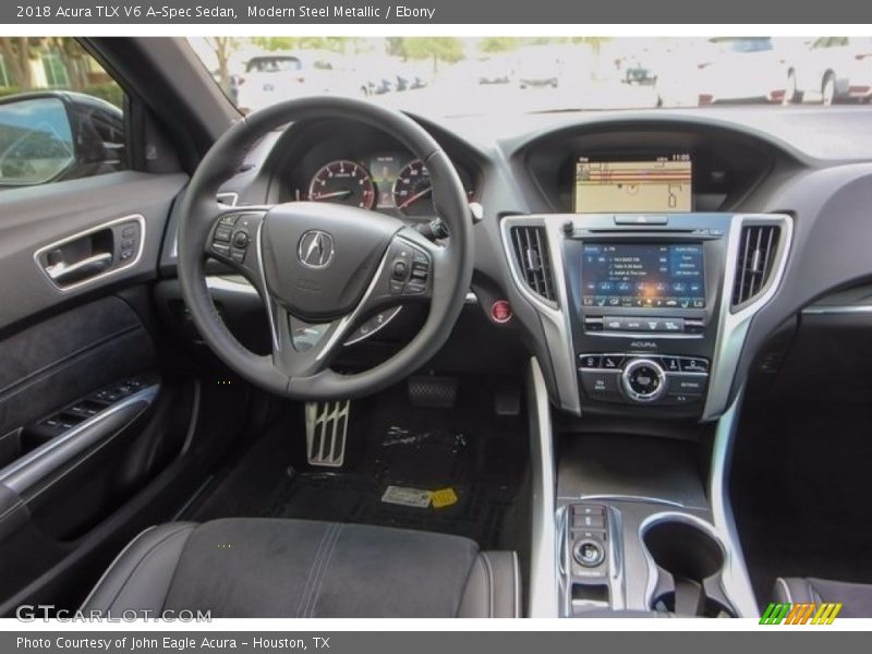 Modern Steel Metallic / Ebony 2018 Acura TLX V6 A-Spec Sedan