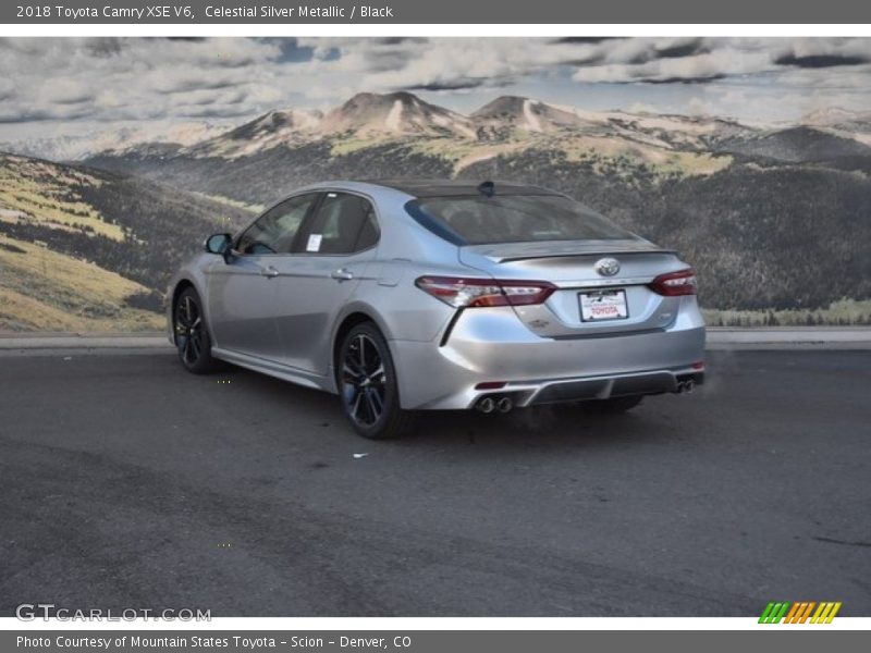 Celestial Silver Metallic / Black 2018 Toyota Camry XSE V6