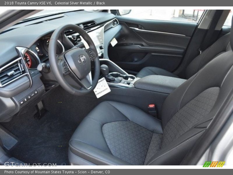 Celestial Silver Metallic / Black 2018 Toyota Camry XSE V6