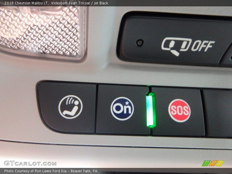 Iridescent Pearl Tricoat / Jet Black 2018 Chevrolet Malibu LT