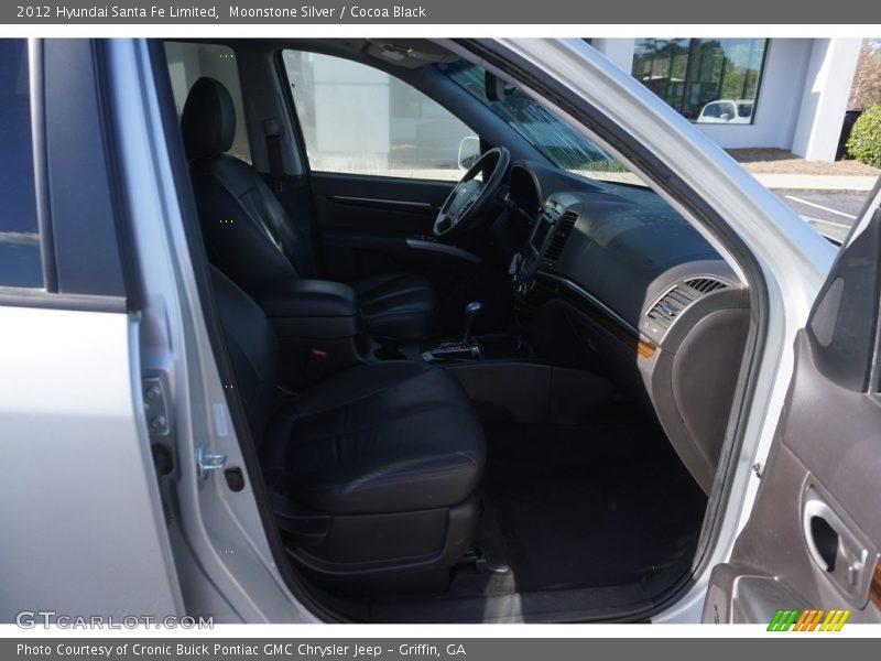 Moonstone Silver / Cocoa Black 2012 Hyundai Santa Fe Limited
