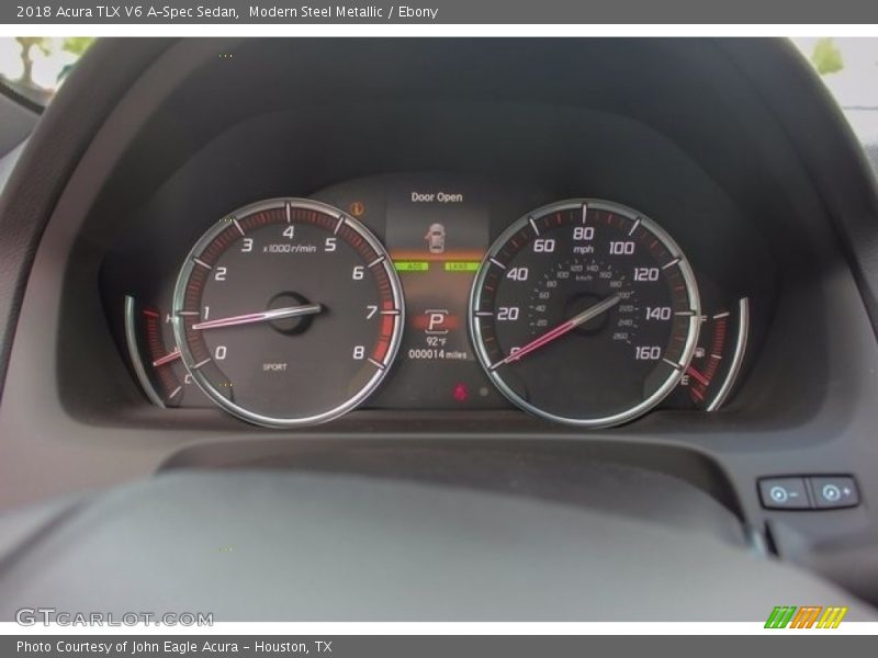 Modern Steel Metallic / Ebony 2018 Acura TLX V6 A-Spec Sedan