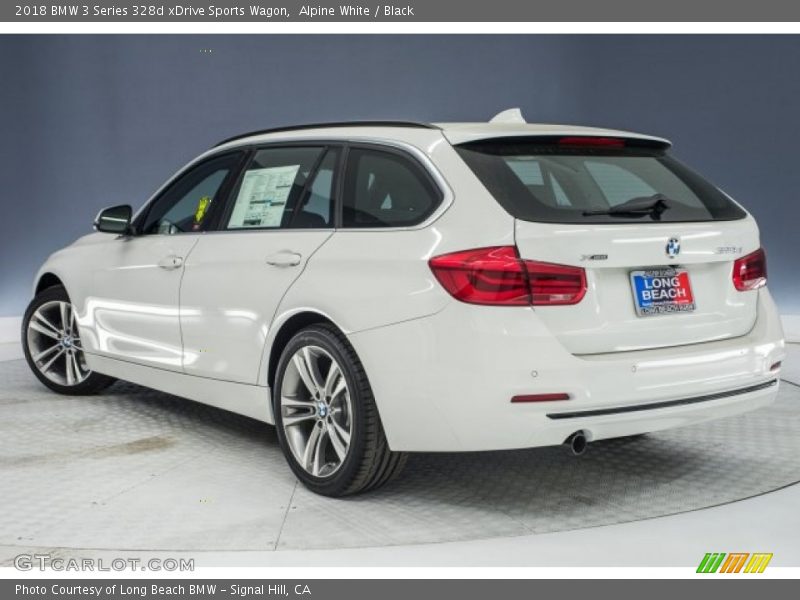 Alpine White / Black 2018 BMW 3 Series 328d xDrive Sports Wagon