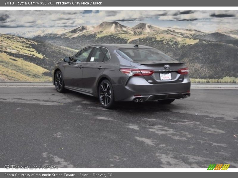 Predawn Gray Mica / Black 2018 Toyota Camry XSE V6