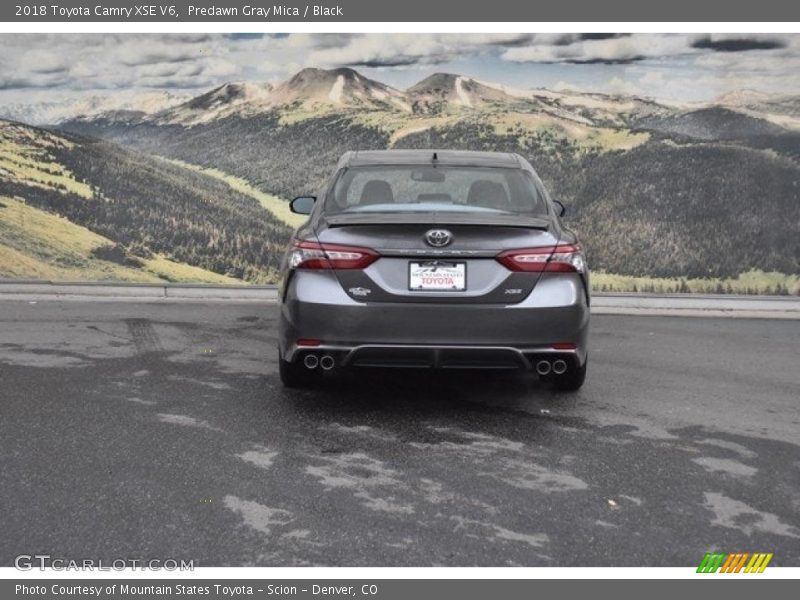 Predawn Gray Mica / Black 2018 Toyota Camry XSE V6