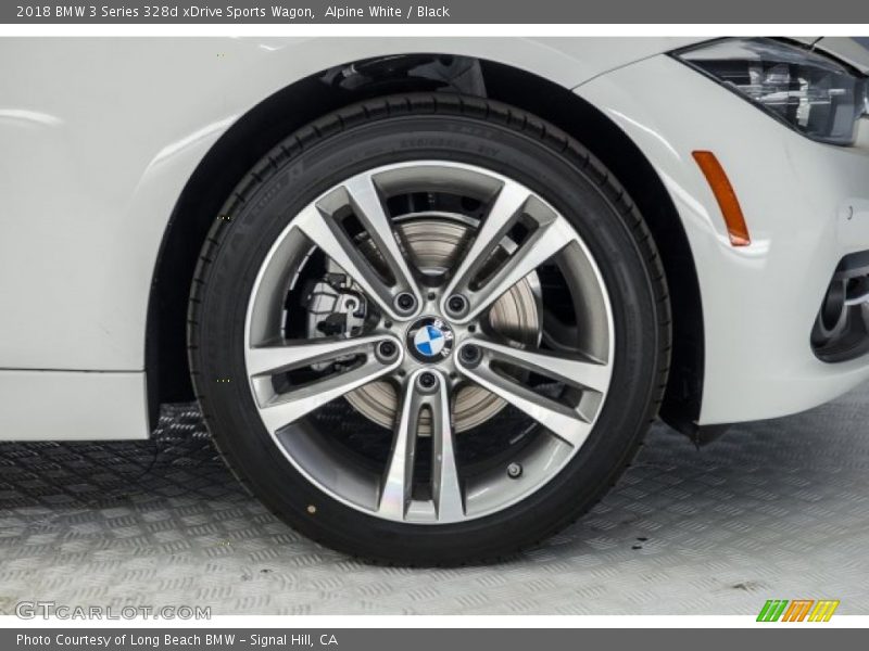 Alpine White / Black 2018 BMW 3 Series 328d xDrive Sports Wagon