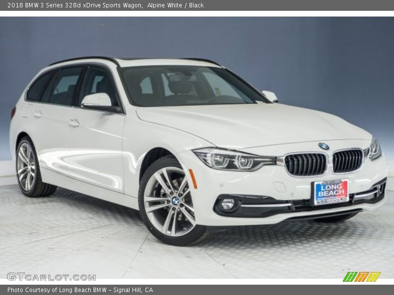 Alpine White / Black 2018 BMW 3 Series 328d xDrive Sports Wagon