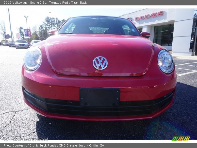 Tornado Red / Titan Black 2012 Volkswagen Beetle 2.5L