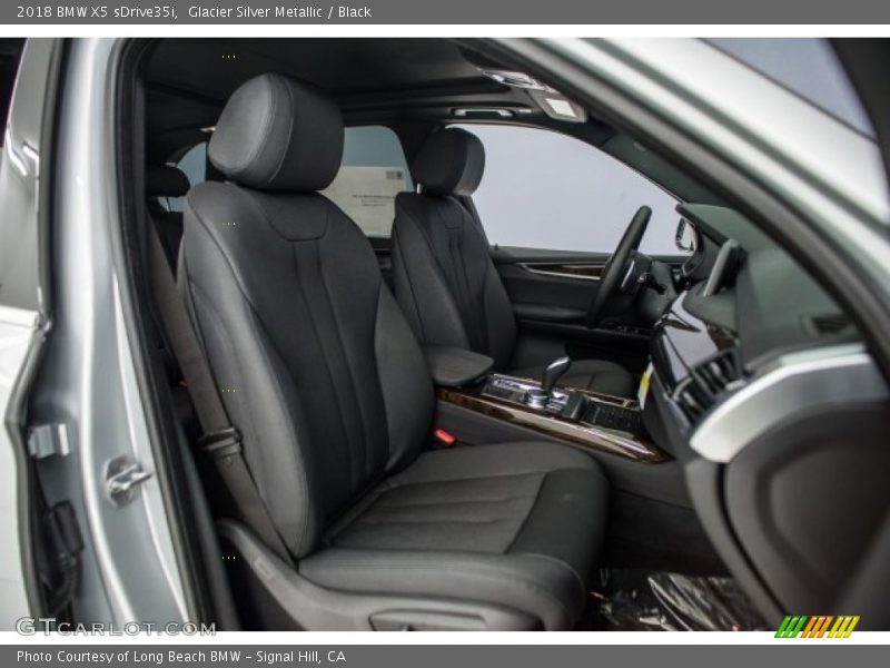 Glacier Silver Metallic / Black 2018 BMW X5 sDrive35i