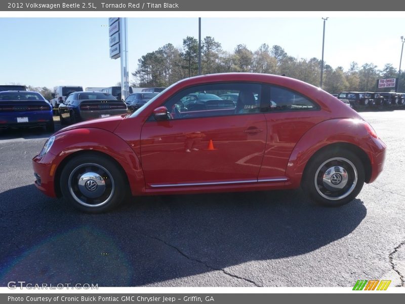 Tornado Red / Titan Black 2012 Volkswagen Beetle 2.5L