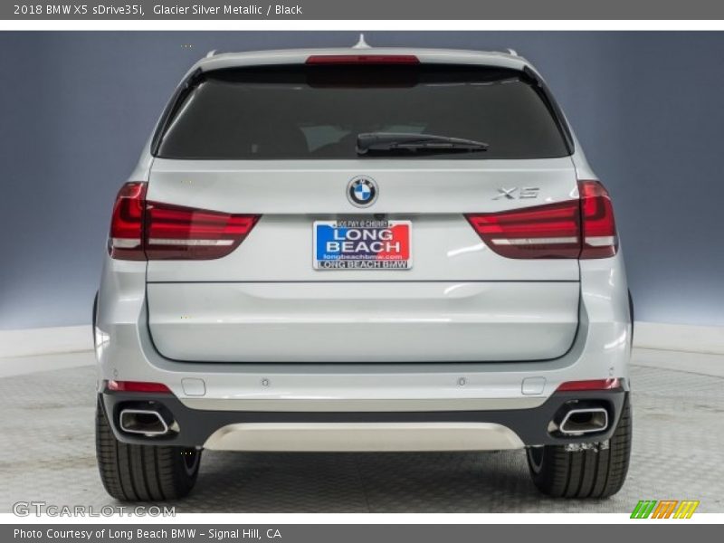 Glacier Silver Metallic / Black 2018 BMW X5 sDrive35i