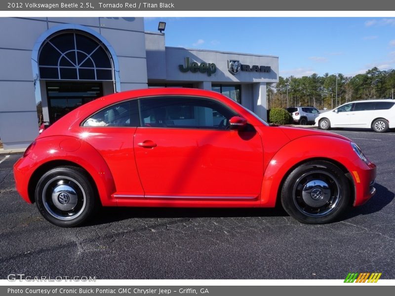 Tornado Red / Titan Black 2012 Volkswagen Beetle 2.5L