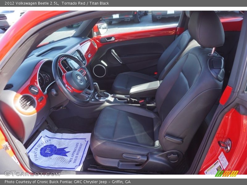 Tornado Red / Titan Black 2012 Volkswagen Beetle 2.5L