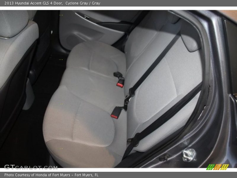 Cyclone Gray / Gray 2013 Hyundai Accent GLS 4 Door