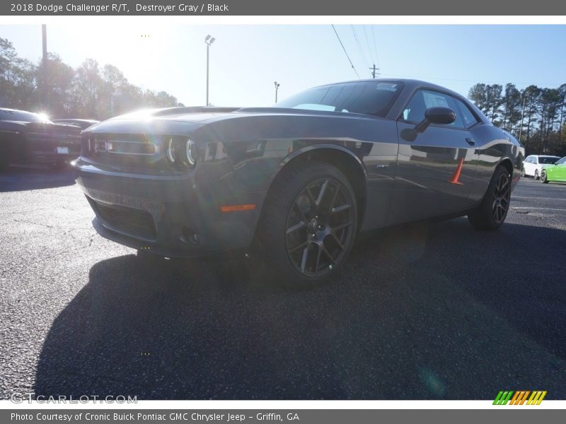 Destroyer Gray / Black 2018 Dodge Challenger R/T