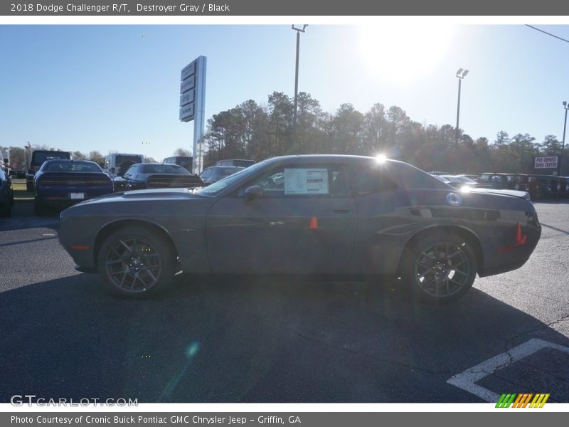 Destroyer Gray / Black 2018 Dodge Challenger R/T