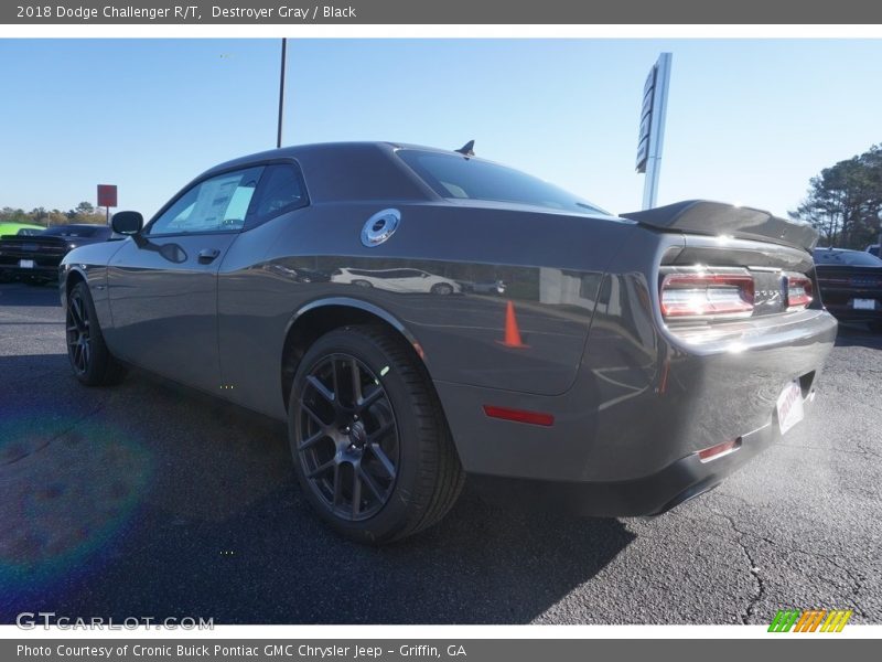 Destroyer Gray / Black 2018 Dodge Challenger R/T