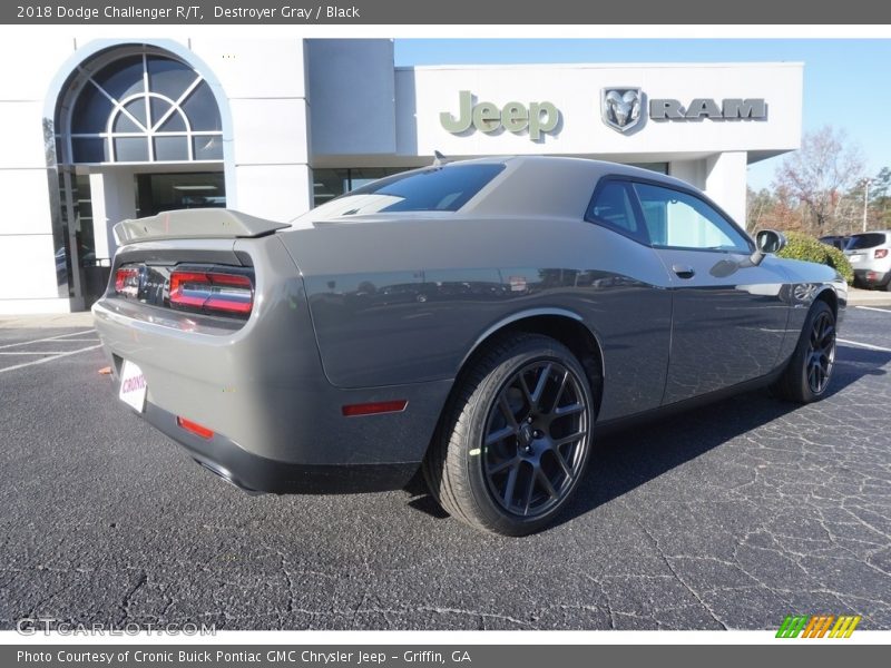 Destroyer Gray / Black 2018 Dodge Challenger R/T
