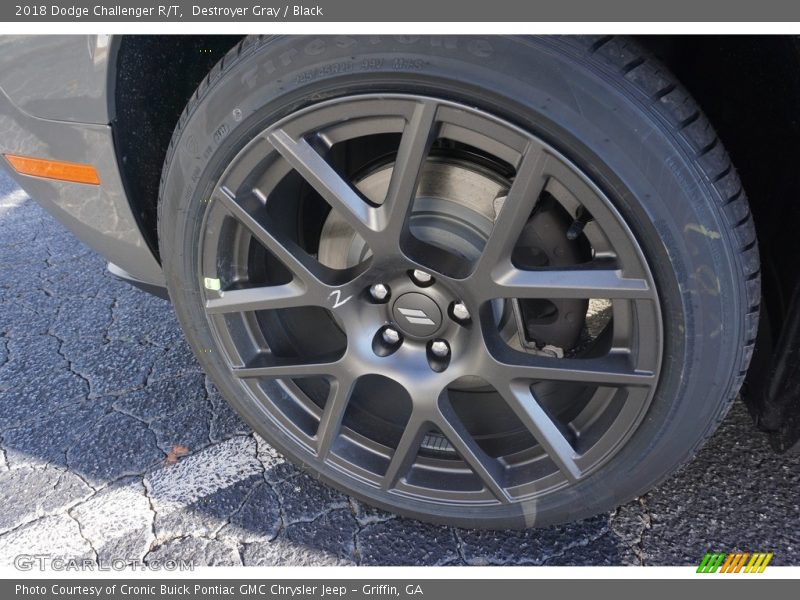 Destroyer Gray / Black 2018 Dodge Challenger R/T