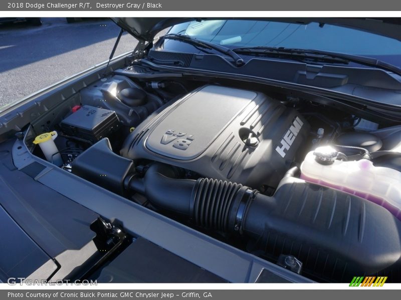 Destroyer Gray / Black 2018 Dodge Challenger R/T