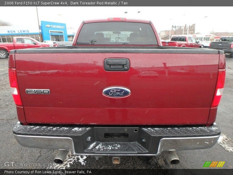 Dark Toreador Red Metallic / Tan 2006 Ford F150 XLT SuperCrew 4x4