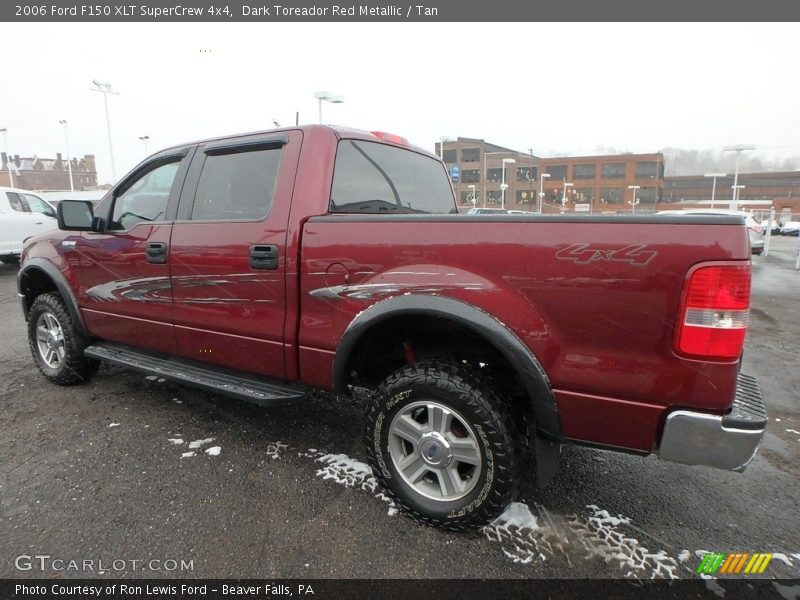 Dark Toreador Red Metallic / Tan 2006 Ford F150 XLT SuperCrew 4x4