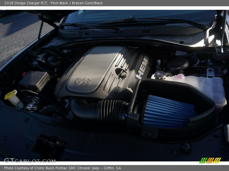 Pitch Black / Brazen Gold/Black 2018 Dodge Charger R/T