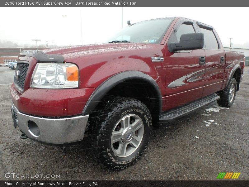 Dark Toreador Red Metallic / Tan 2006 Ford F150 XLT SuperCrew 4x4