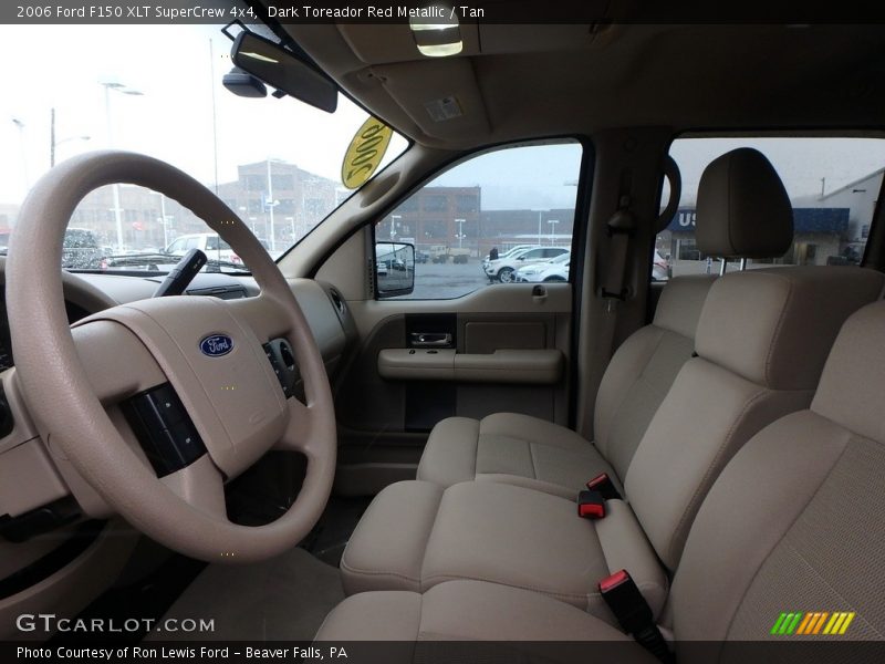 Dark Toreador Red Metallic / Tan 2006 Ford F150 XLT SuperCrew 4x4