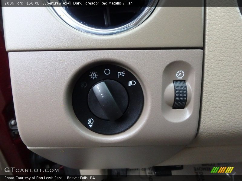 Dark Toreador Red Metallic / Tan 2006 Ford F150 XLT SuperCrew 4x4