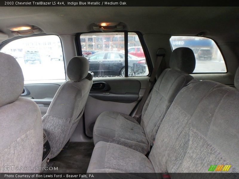 Indigo Blue Metallic / Medium Oak 2003 Chevrolet TrailBlazer LS 4x4
