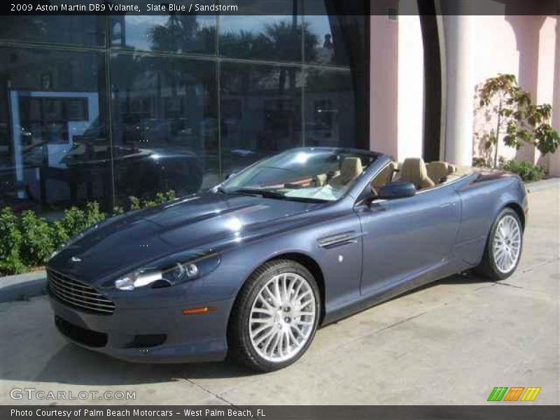Slate Blue / Sandstorm 2009 Aston Martin DB9 Volante