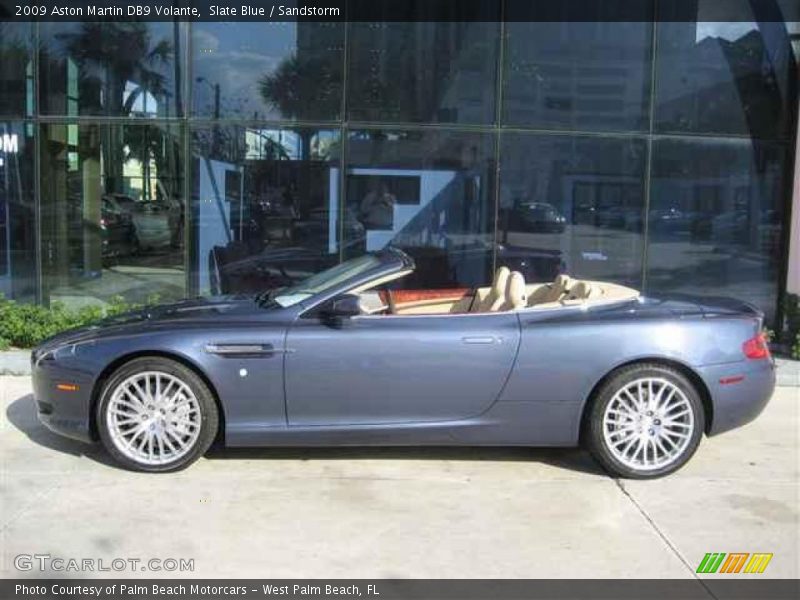 Slate Blue / Sandstorm 2009 Aston Martin DB9 Volante
